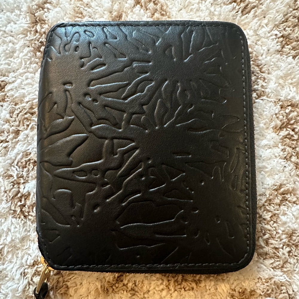 Comme des Garçons Embossed Forest Zip Wallet